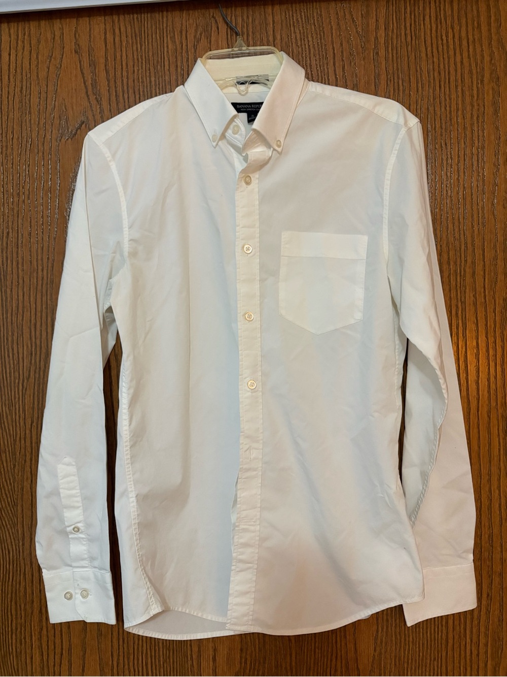Banana Republic white button down shirt